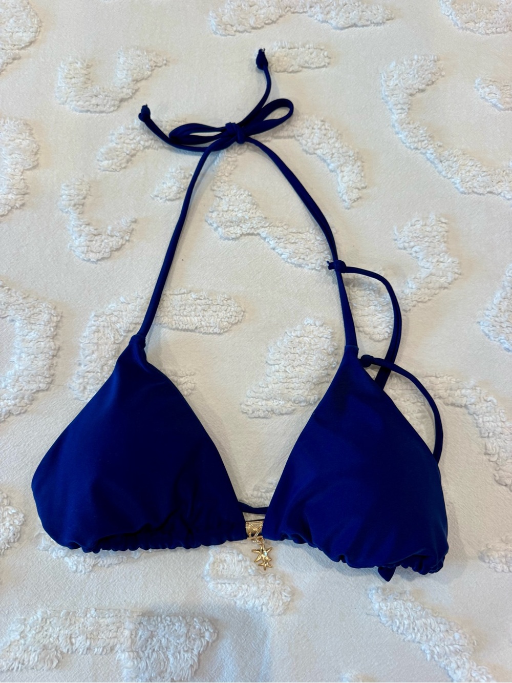 Navy Blue Triangle Bikini - Picture 4 of 4
